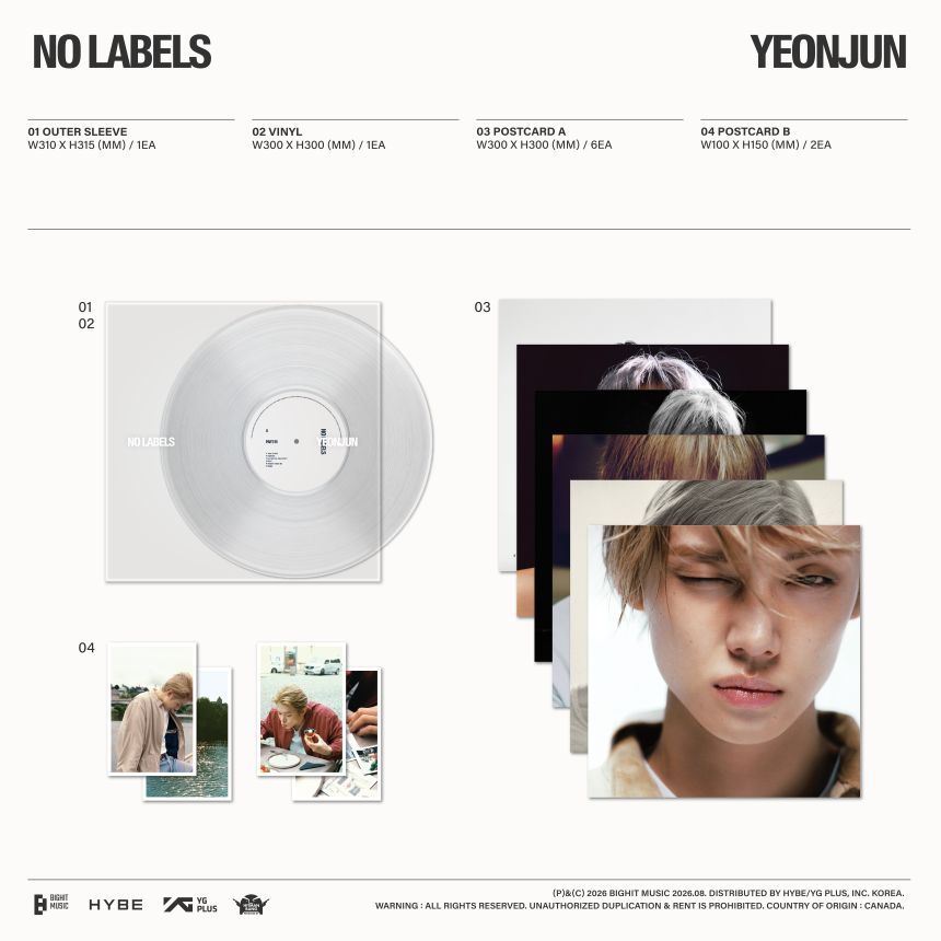 YEONJUN (TXT) - &nbsp;NO LABELS (LP)