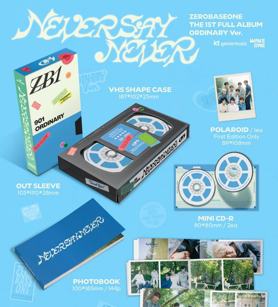 ZEROBASEONE - NEVER SAY NEVER - 1st Full Album