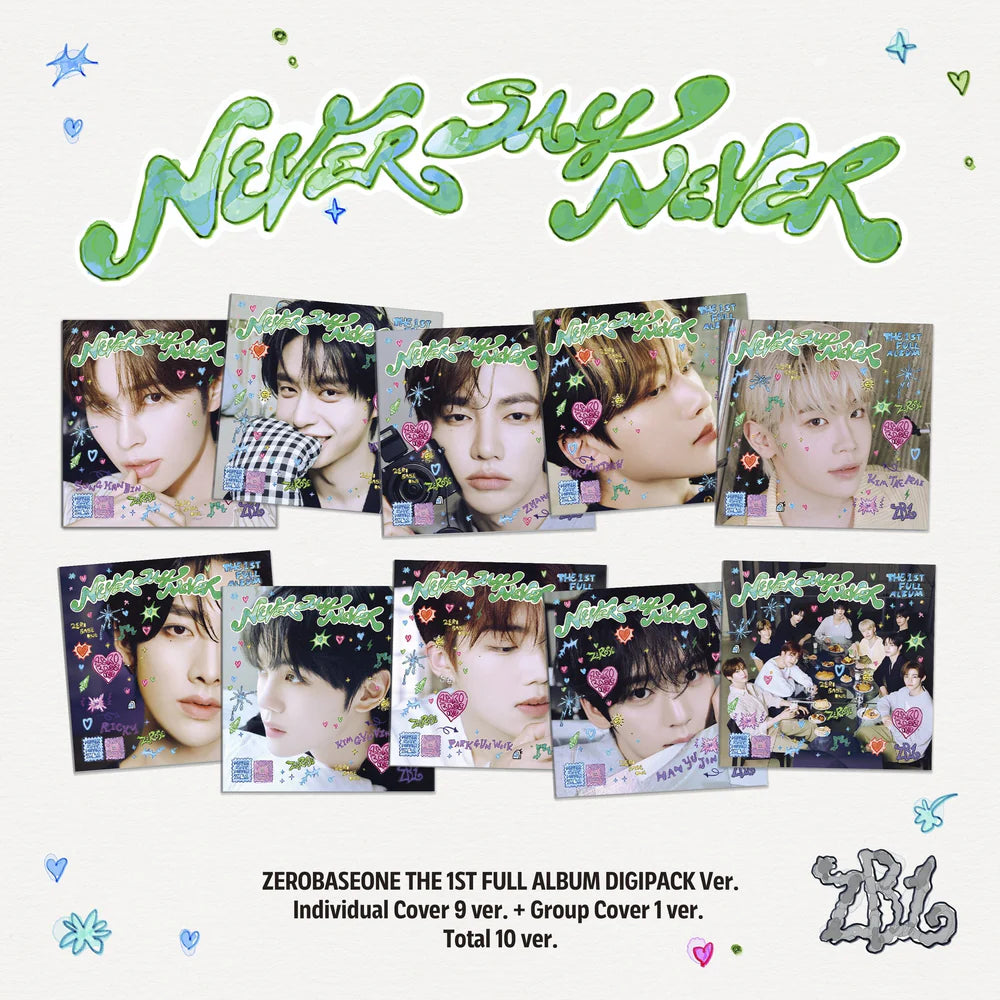 ZEROBASEONE - NEVER SAY NEVER (Digipack Ver.)