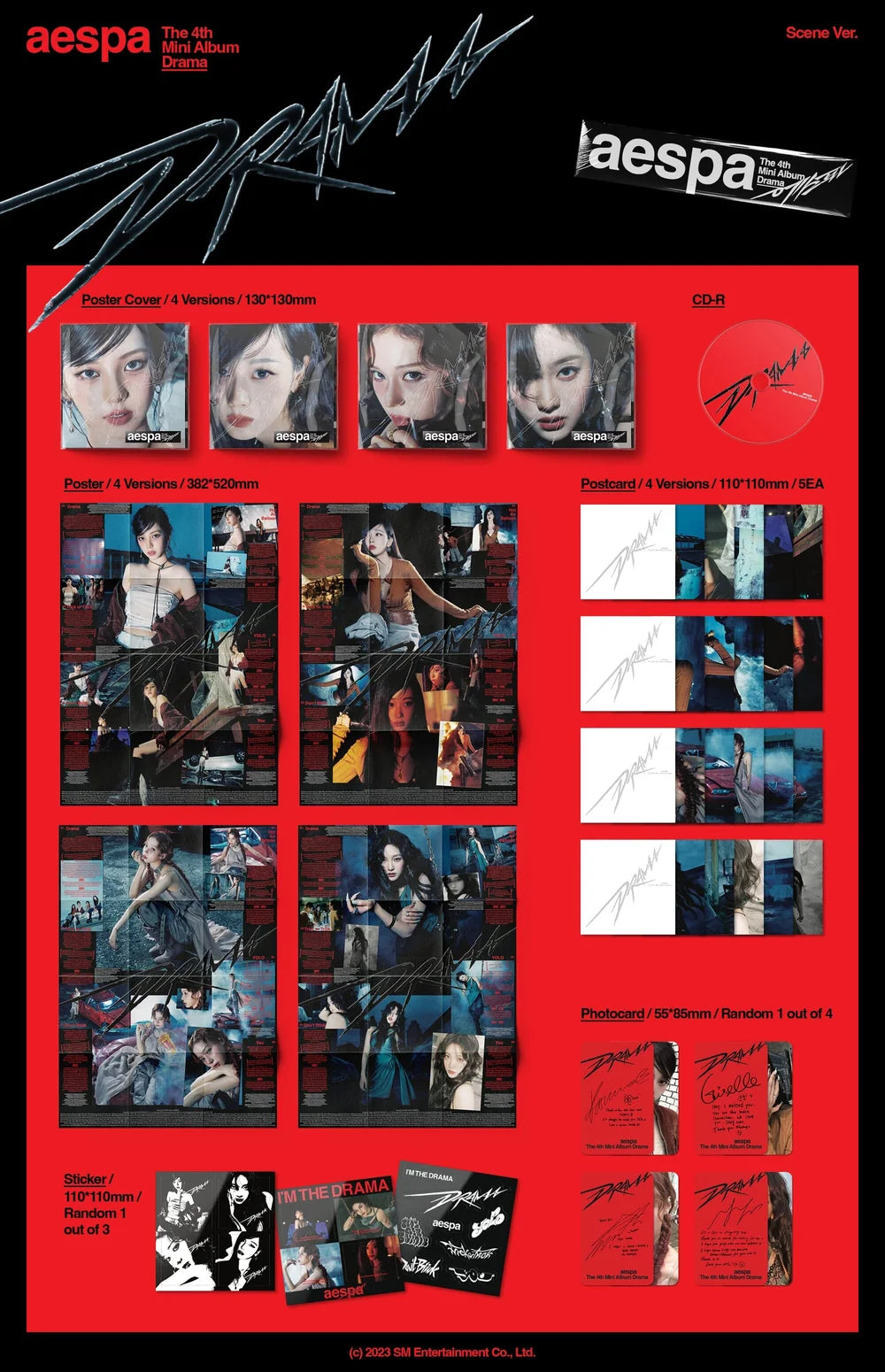 aespa - DRAMA - 4th Mini Album (Scene Ver.)