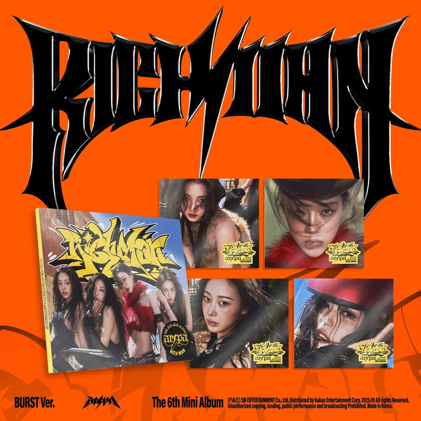 aespa -  RICH MAN - 6th Mini Album (BURST Ver.)