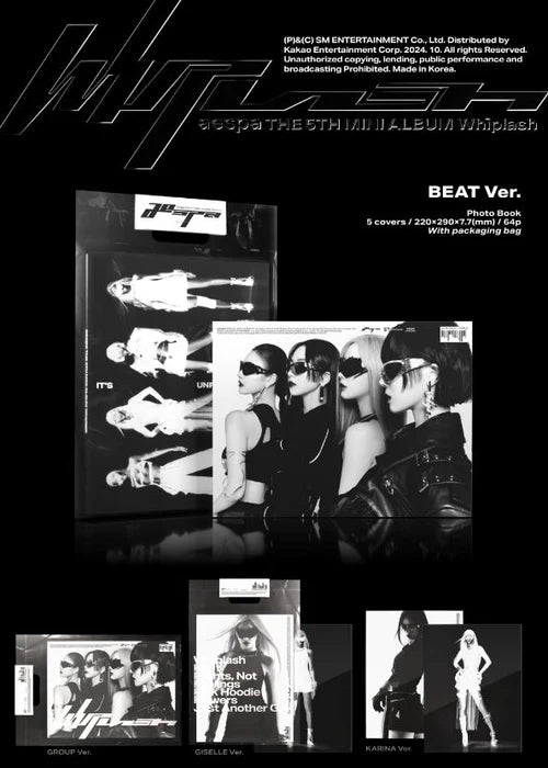 aespa - Whiplash - 5th Mini Album (BEAT Ver.)