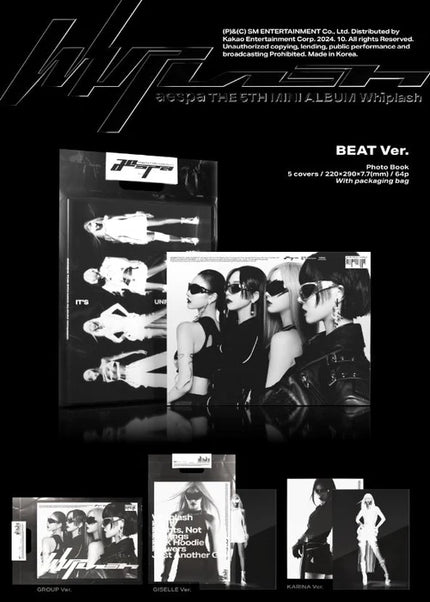 aespa - Whiplash - 5th Mini Album (BEAT Ver.)