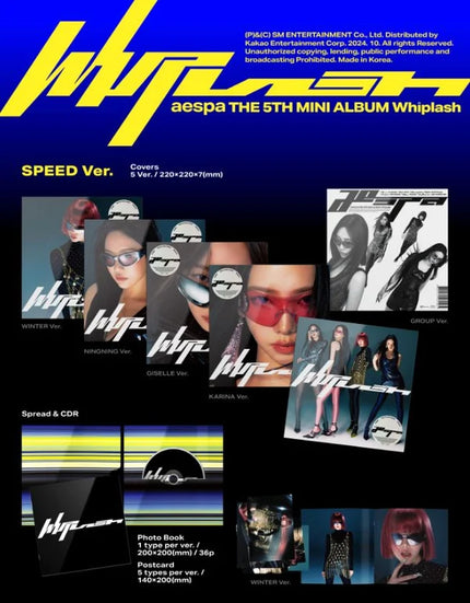 aespa - Whiplash - 5th Mini Album (SPEED Ver.)