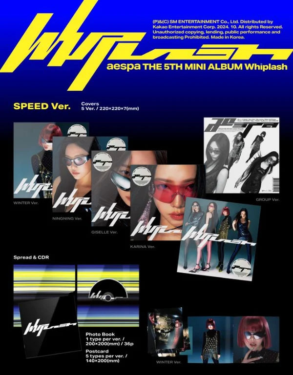 aespa - Whiplash - 5th Mini Album (SPEED Ver.)