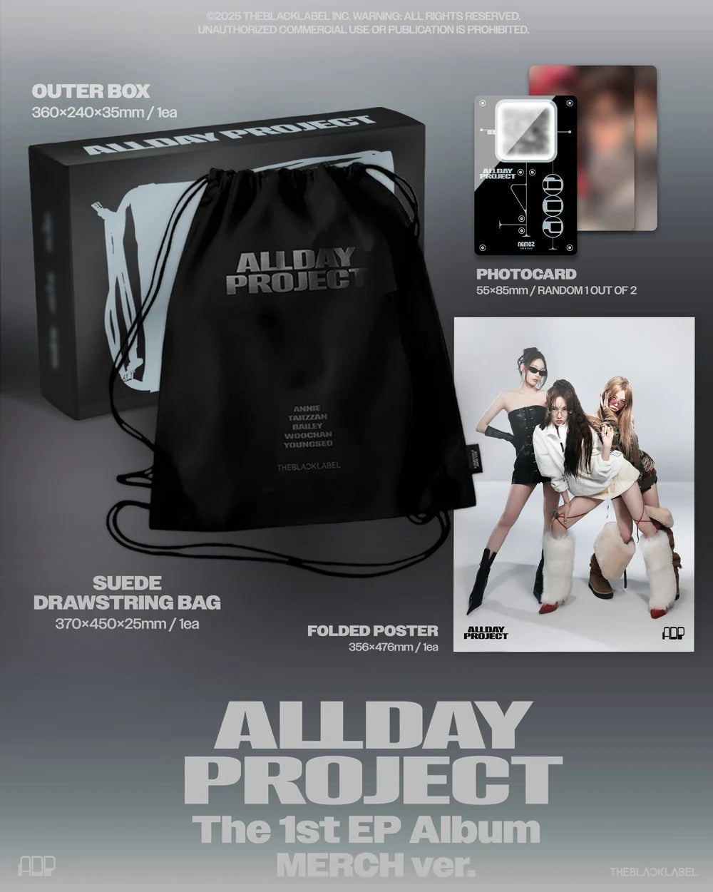ALLDAY PROJECT - ALLDAY PROJECT - 1st EP Album (MERCH Ver.)