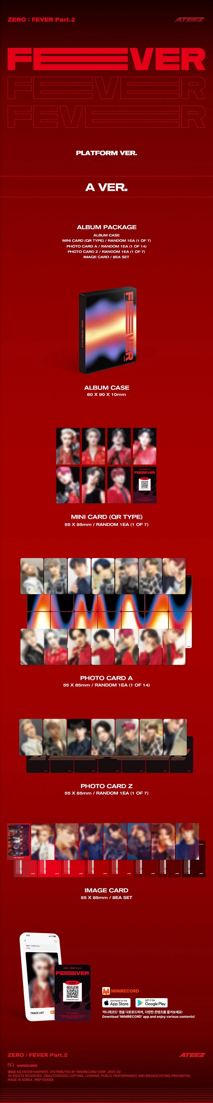 ATEEZ - ZERO : FEVER Part.2 - 6th Mini Album (Platform Ver.)