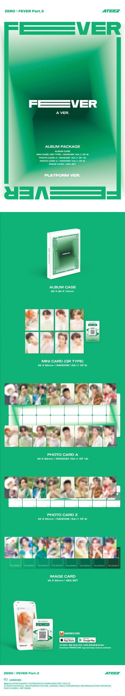 ATEEZ - ZERO : FEVER Part.3 - 7th Mini Album (Platform Ver.)