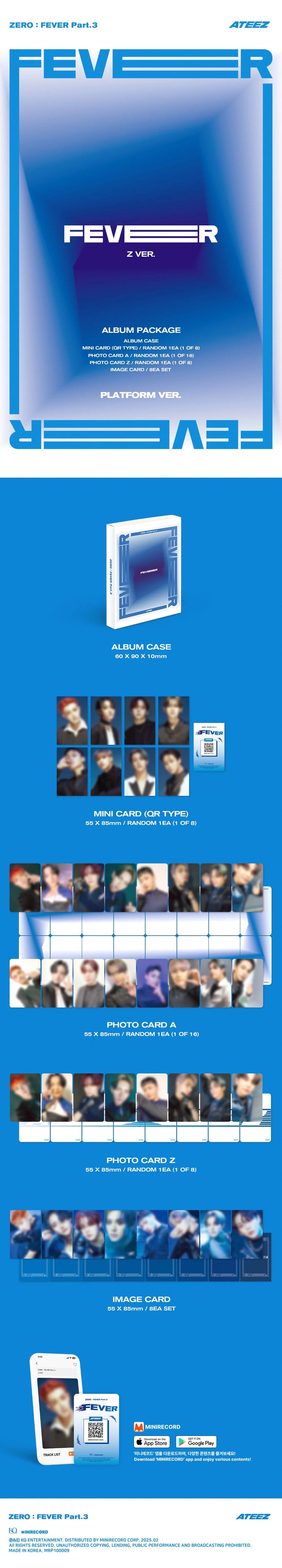 ATEEZ - ZERO : FEVER Part.3 - 7th Mini Album (Platform Ver.)