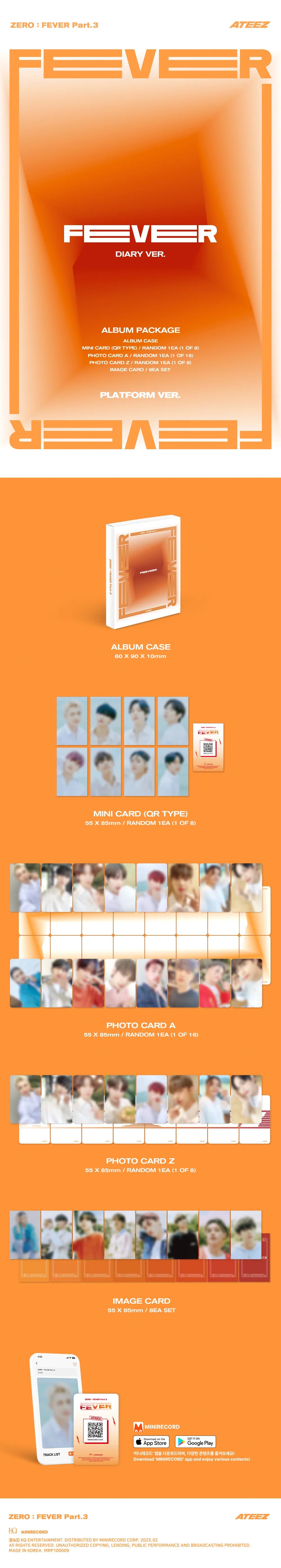 ATEEZ - ZERO : FEVER Part.3 - 7th Mini Album (Platform Ver.)