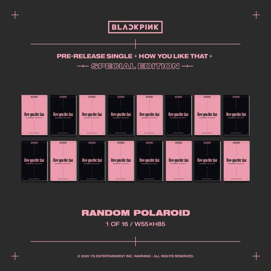 BLACKPINK - How you like that - Special Edition Single Album