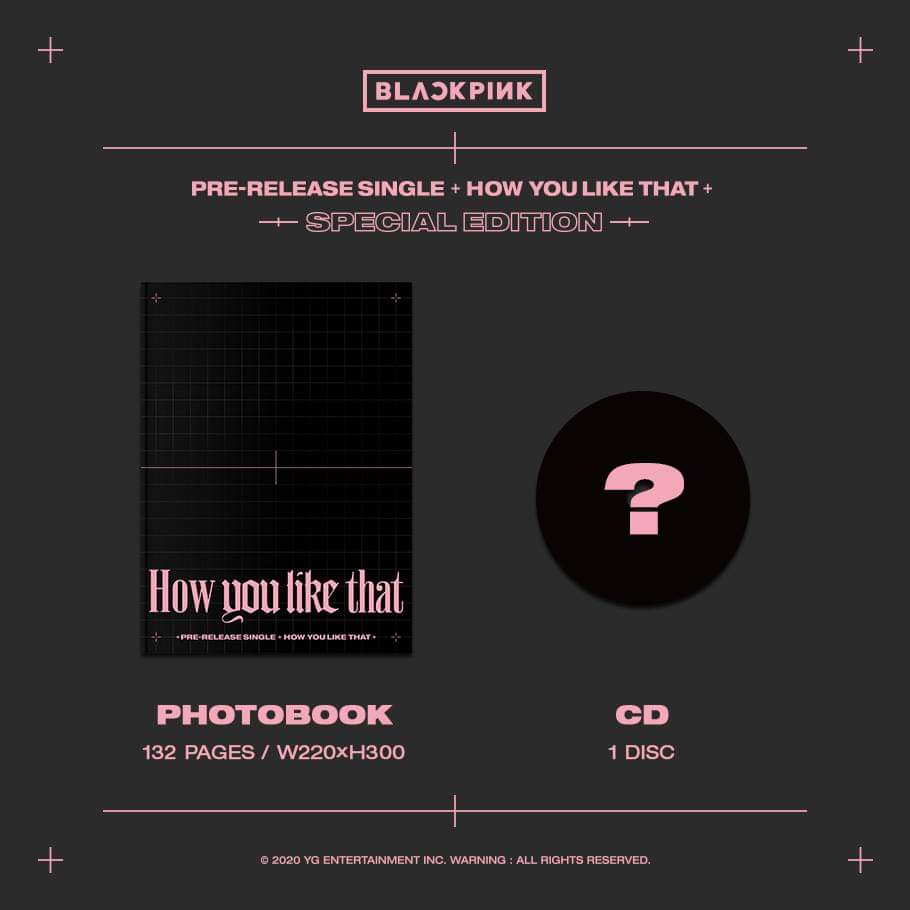 BLACKPINK - How you like that - Special Edition Single Album