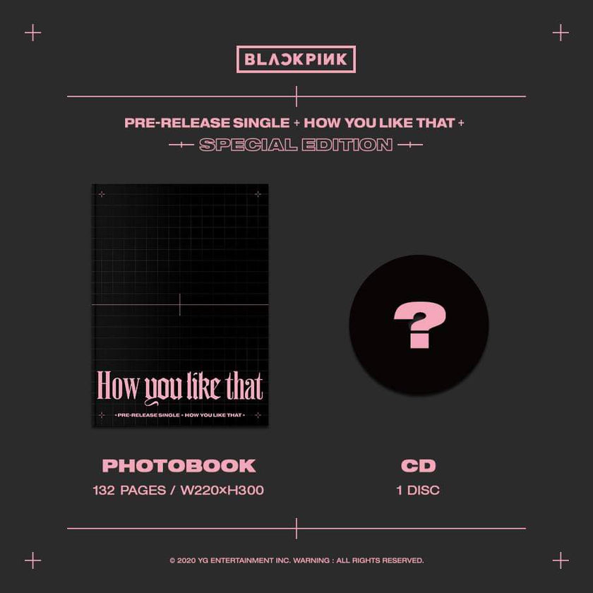 BLACKPINK - How you like that - Special Edition Single Album
