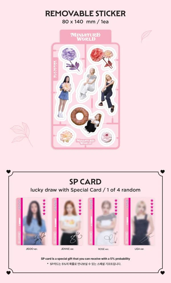 BLACKPINK THE GAME COUPON CARD COLLECTION [BLACKPINK's MINIATURE WORLD]