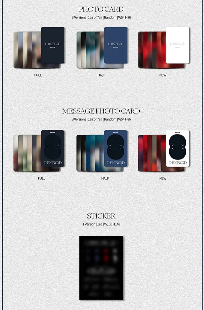 ENHYPEN - DARK BLOOD - 4th Mini Album