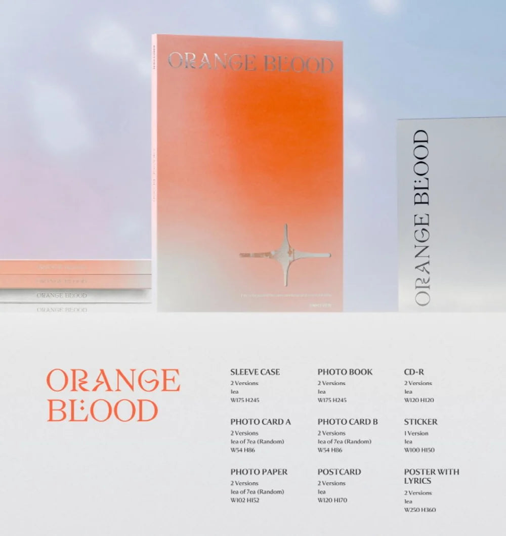 ENHYPEN - ORANGE BLOOD - 5th Mini Album