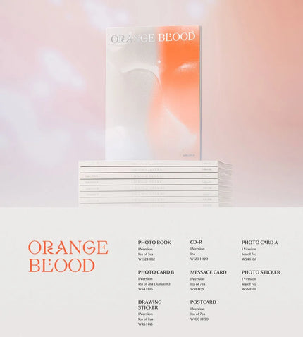 ENHYPEN - ORANGE BLOOD - 5th Mini Album (Engene Ver.)