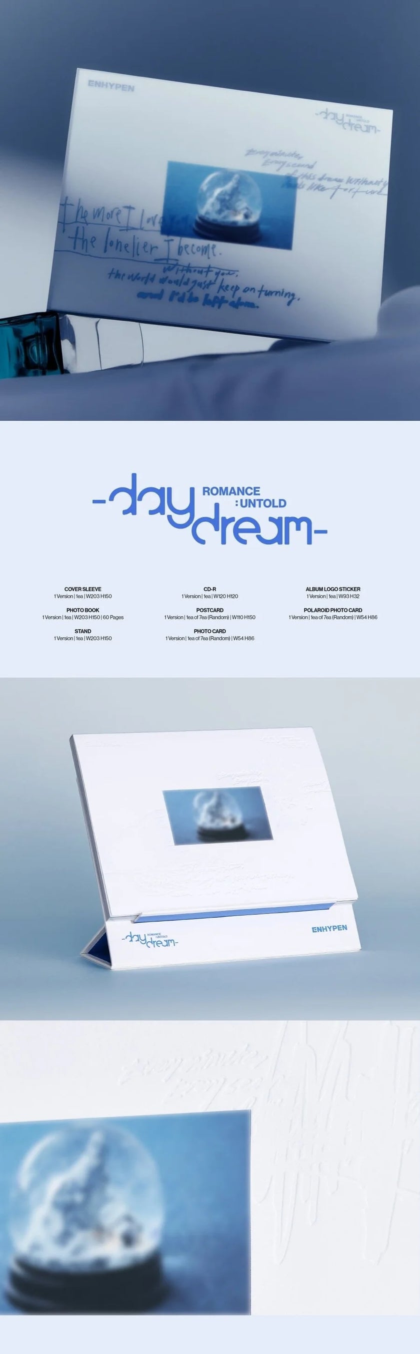 ENHYPEN - ROMANCE : UNTOLD -daydream- 2nd Studio Album (Japan Edition)