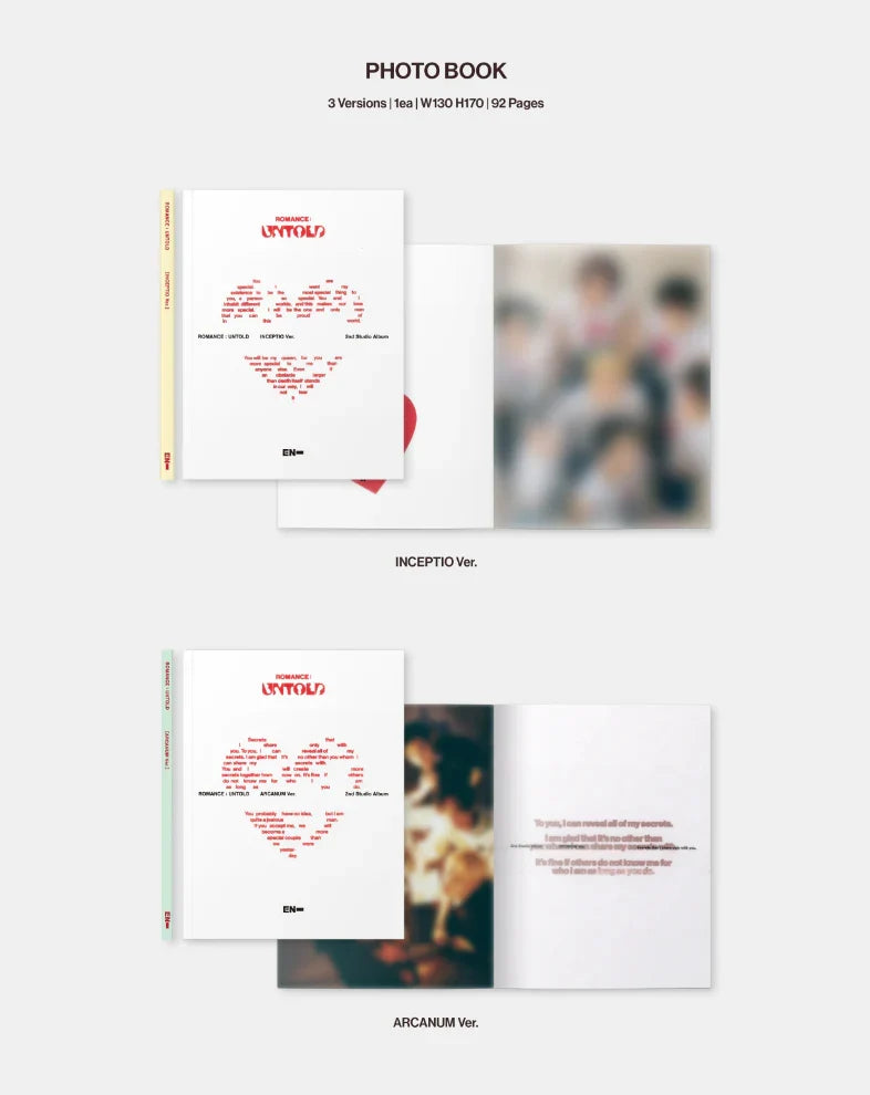 ENHYPEN - ROMANCE : UNTOLD - 2nd Studio Album
