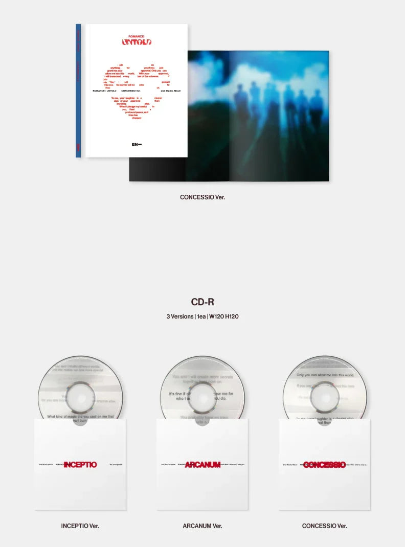 ENHYPEN - ROMANCE : UNTOLD - 2nd Studio Album