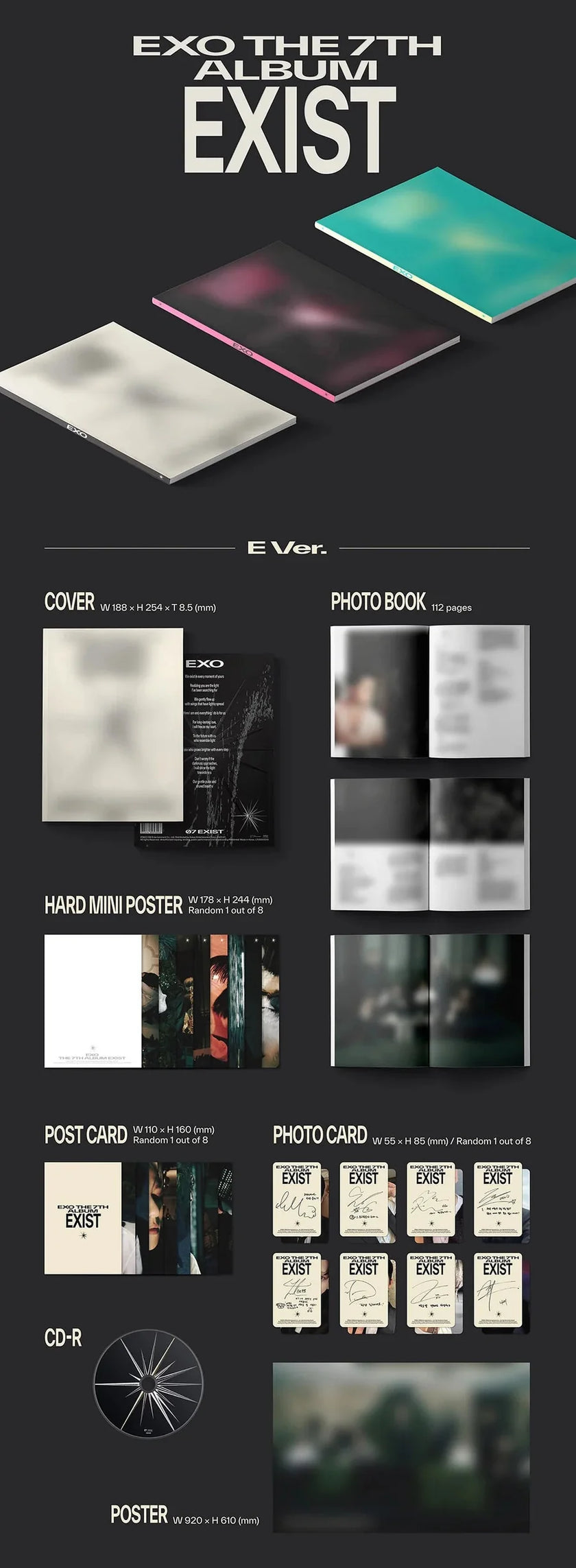 EXO - EXIST - 7th Full Album (PHOTO BOOK Ver.)