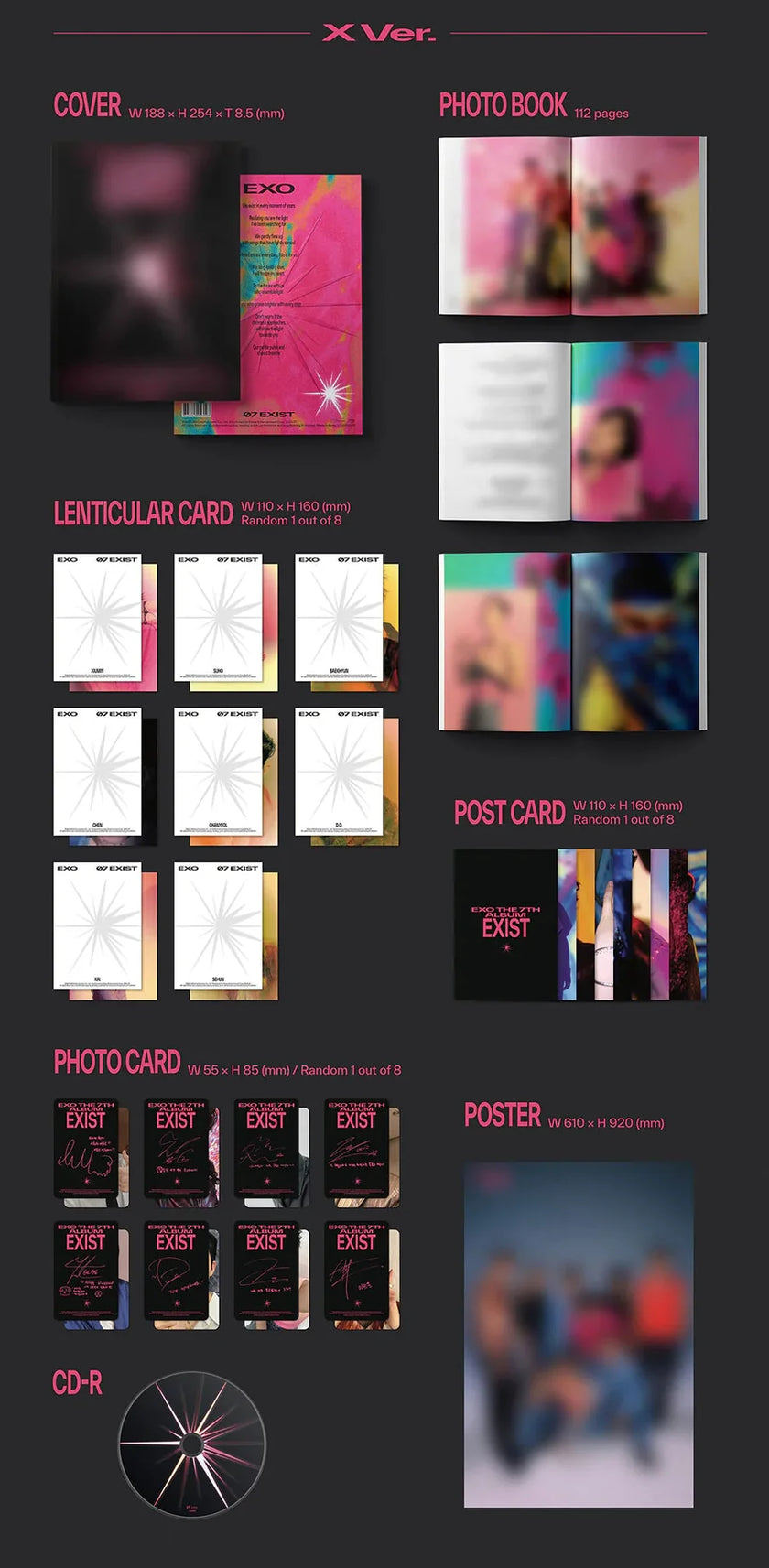 EXO - EXIST - 7th Full Album (PHOTO BOOK Ver.)