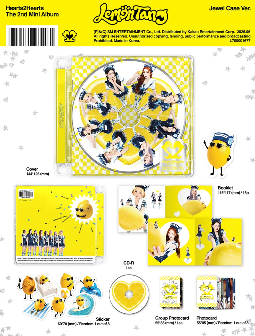 Hearts2Hearts - Lemon Tang - 2nd Mini Album (Jewel Case)