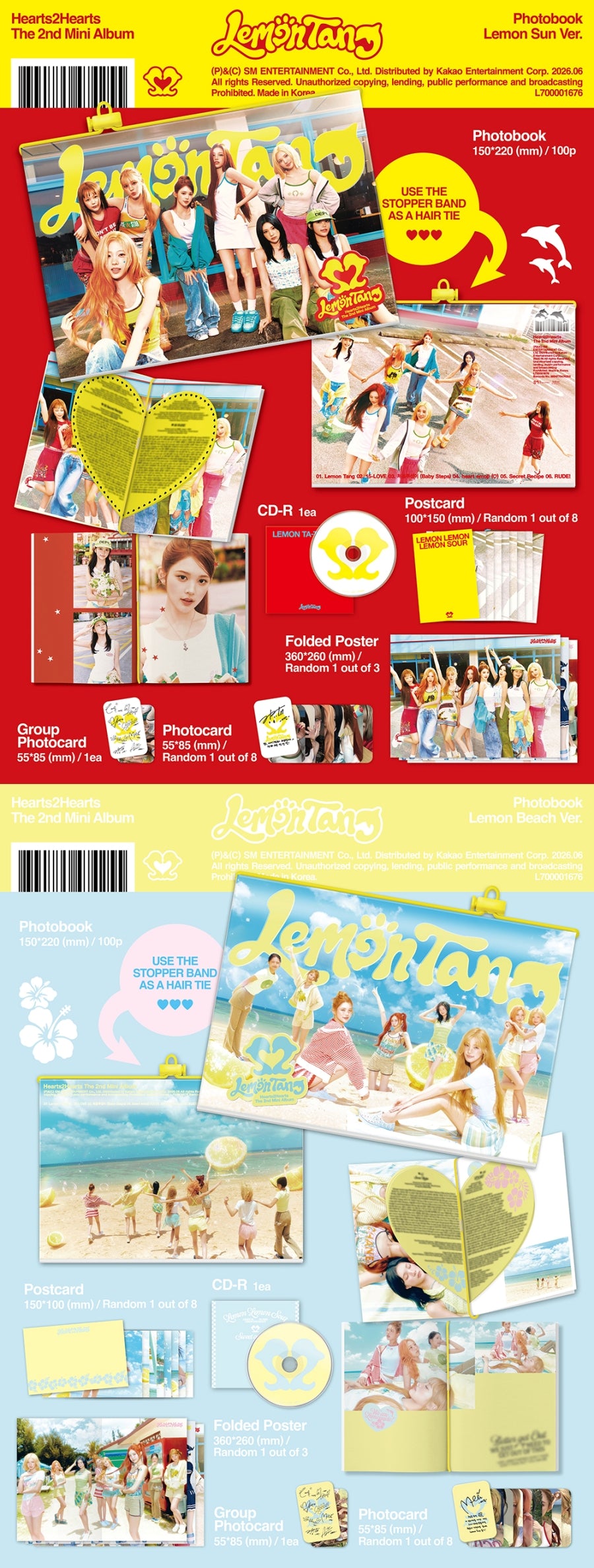 Hearts2Hearts - Lemon Tang - 2nd Mini Album (Photobook Ver.)