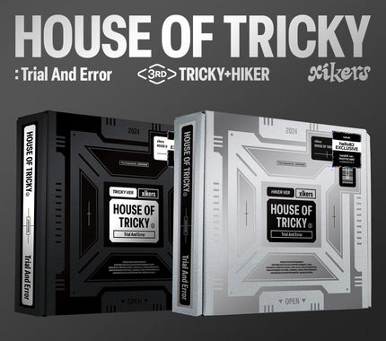 xikers - HOUSE OF TRICKY : Trial and Error - 3. Mini Album (hello82 Exclusive)