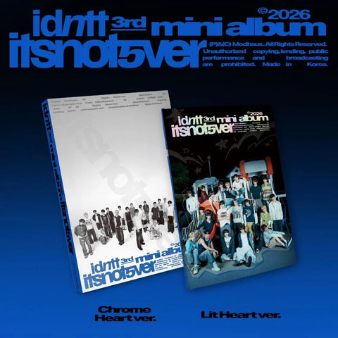 idntt - itsnotover - 3rd Mini Album