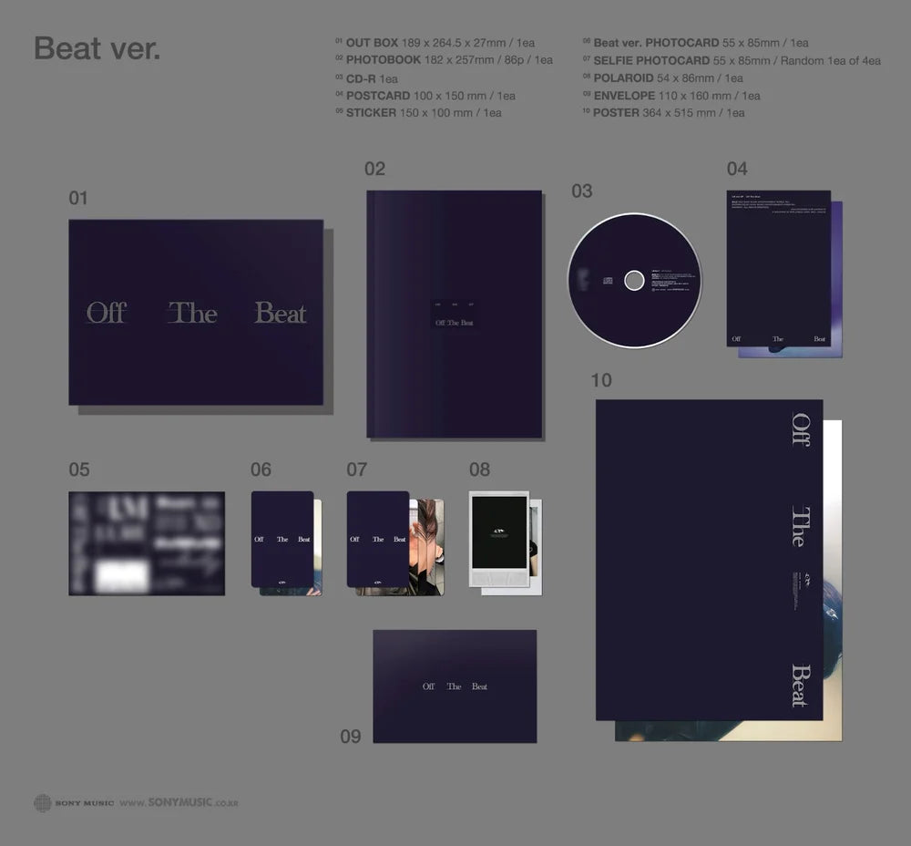 I.M (MONSTA X) - Off The Beat - 3rd EP (Photobook Ver.)