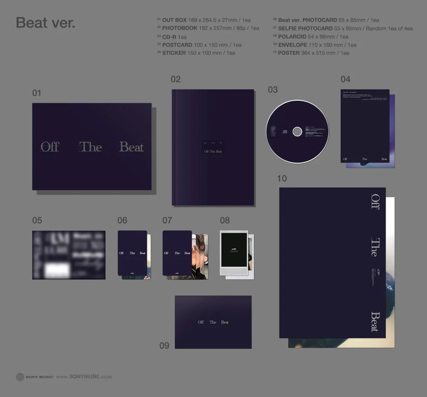 I.M (MONSTA X) - Off The Beat - 3rd EP (Photobook Ver.)