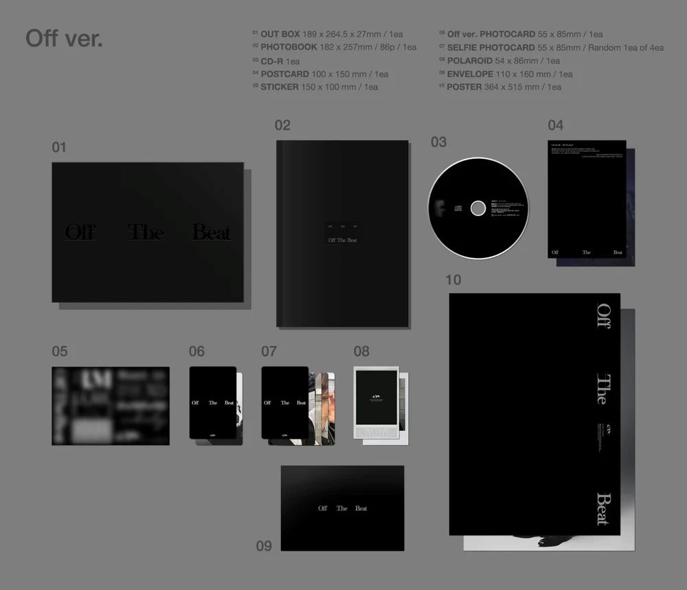 I.M (MONSTA X) - Off The Beat - 3rd EP (Photobook Ver.)