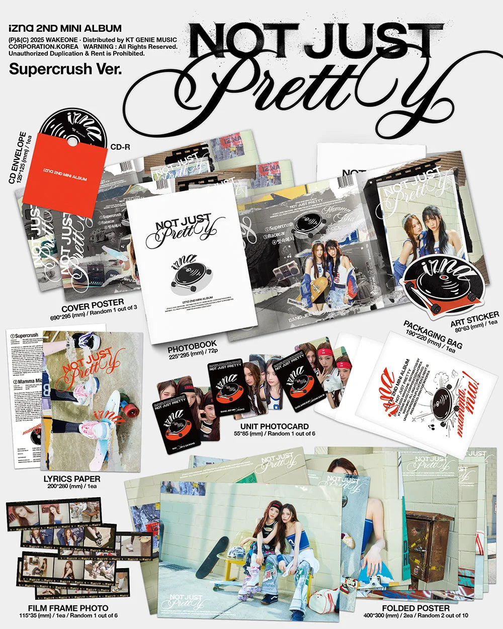 izna - Not Just Pretty - 2nd Mini Album (POSTERBOOK Ver.)