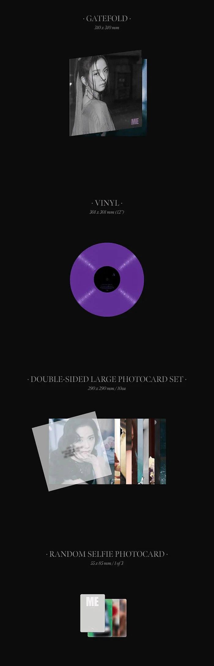 JISOO (BLACKPINK) - ME - 1st Single Album (Vinyl)