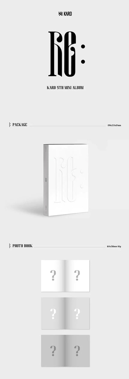 (PRE-ORDER) (SIGNED) KARD - Re: - 5th Mini Album