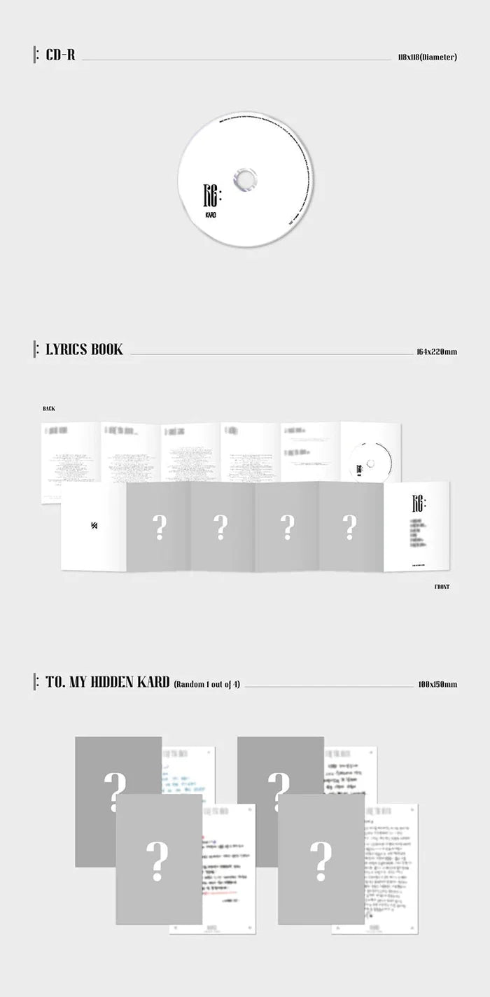 (PRE-ORDER) (SIGNED) KARD - Re: - 5th Mini Album