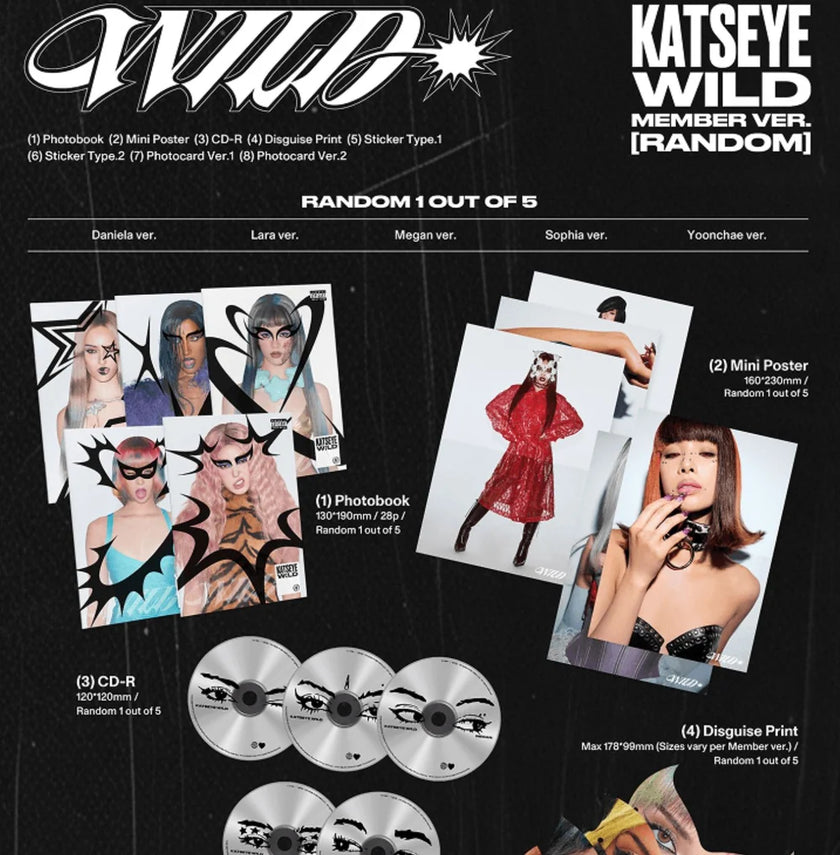 KATSEYE - WILD (Member Ver.)