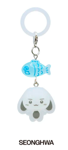(PRE-ORDER) ATEEZ - 8th Anniversary Exhibition Blue Drift Official MD - Lucky Fish Charm