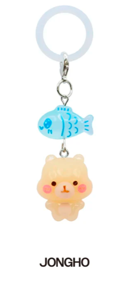 (PRE-ORDER) ATEEZ - 8th Anniversary Exhibition Blue Drift Official MD - Lucky Fish Charm