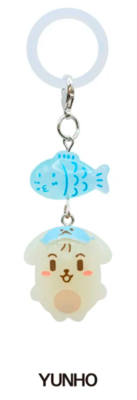 (PRE-ORDER) ATEEZ - 8th Anniversary Exhibition Blue Drift Official MD - Lucky Fish Charm