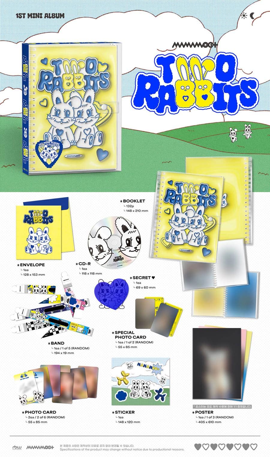 Mamamoo+ - Two Rabbits - 1st mini album