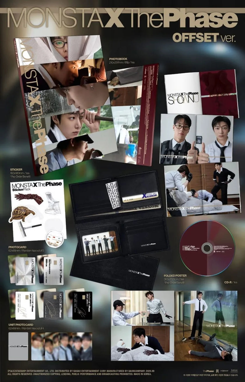 MONSTA X - The Phase - EP (Photobook Ver.)