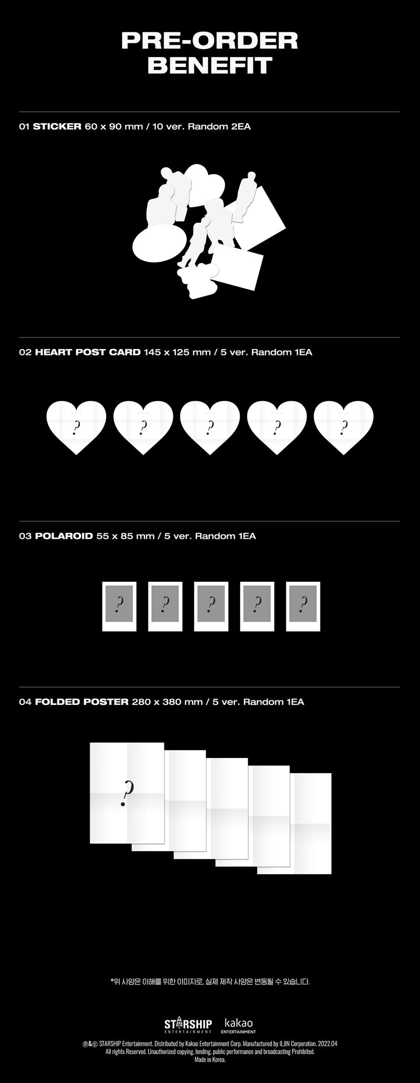 MONSTA X - SHAPE of LOVE - 11th Mini Album