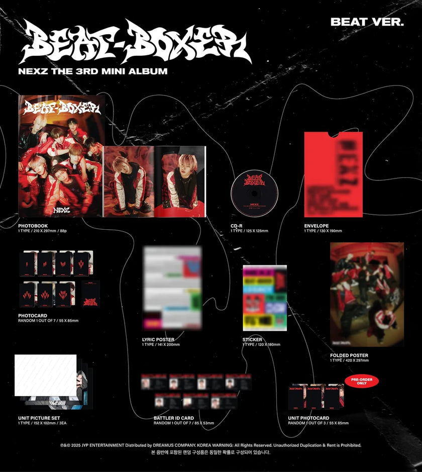 NEXZ - BEAT-BOXER - 3rd Mini Album (Standard Ver.)