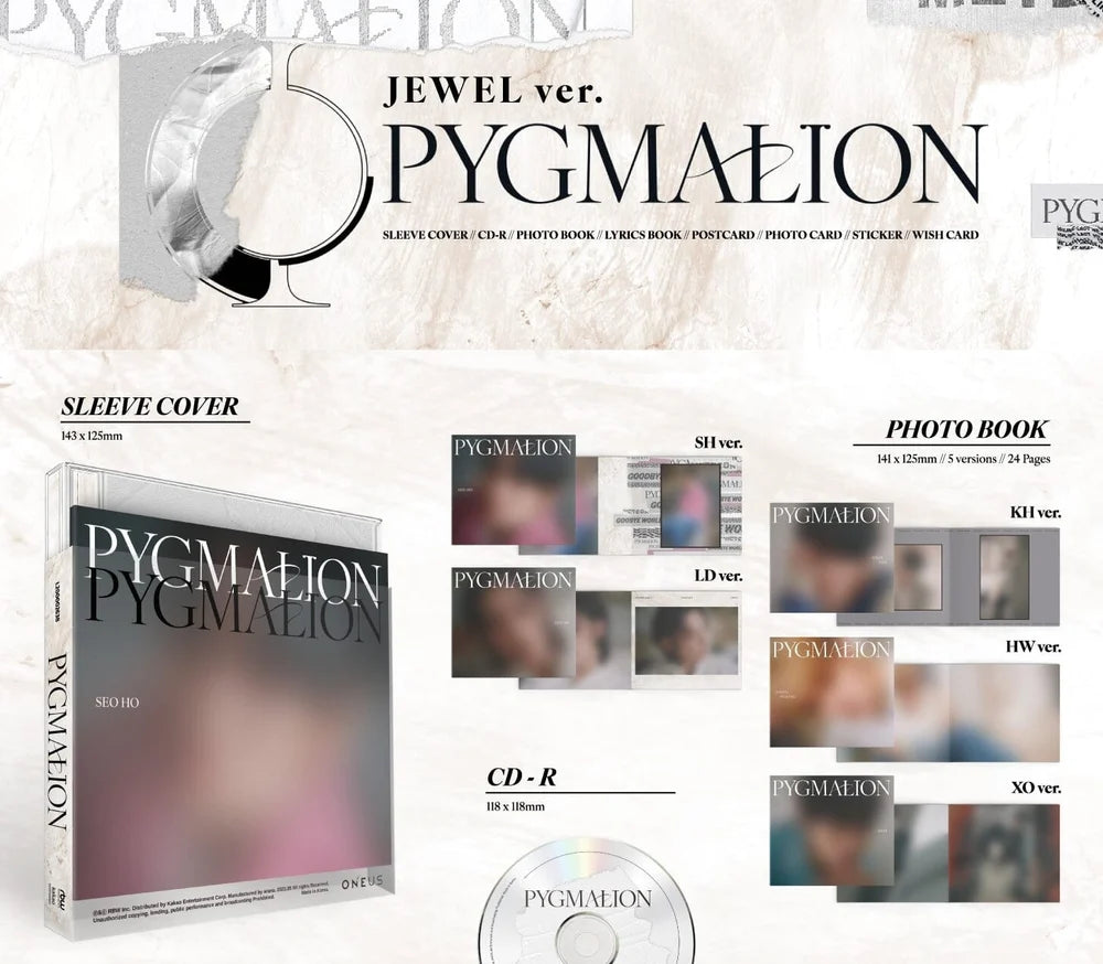 ONEUS - PYGMALION - 9th Mini Album (JEWEL ver.)