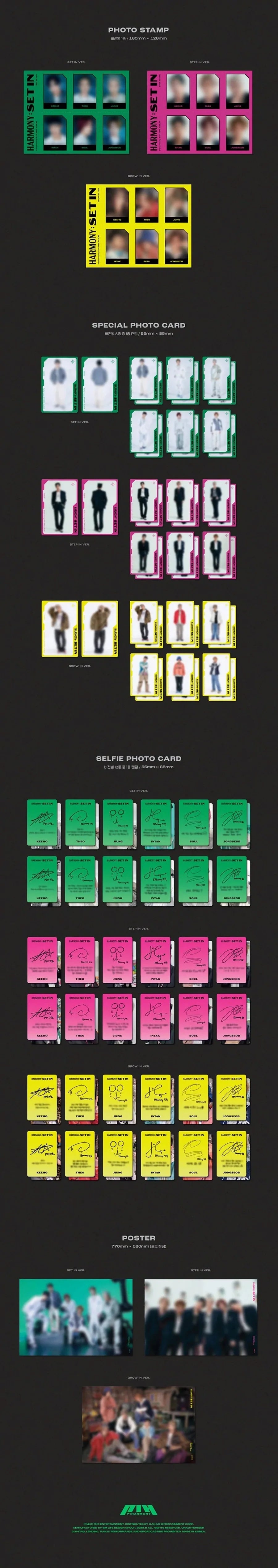 P1Harmony - HARMONY: SET IN - 5th Mini Album