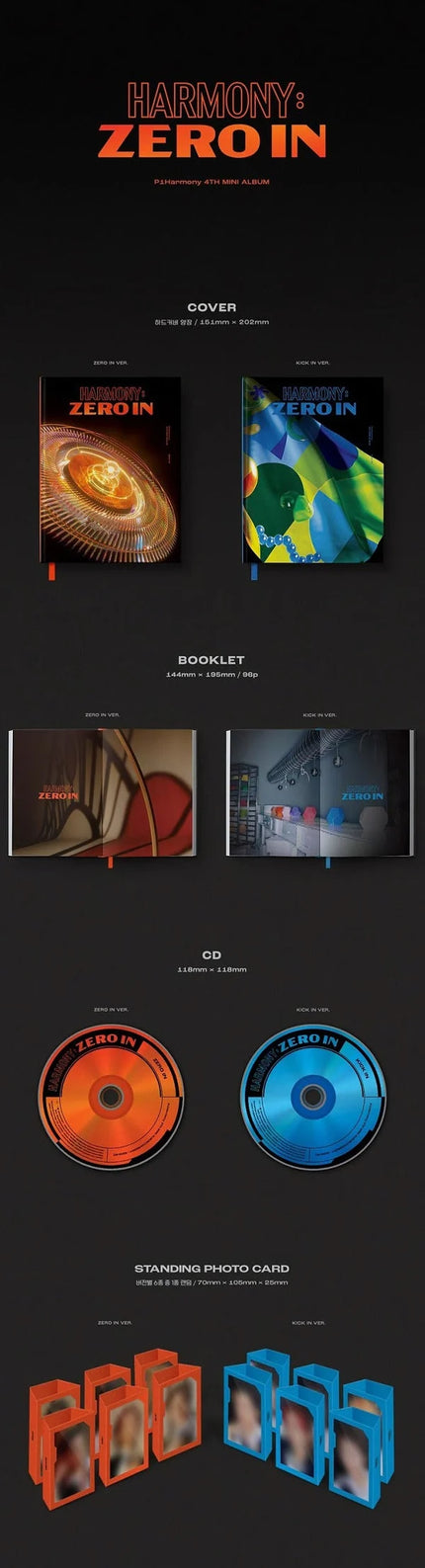 P1Harmony - HARMONY: ZERO IN - 4th Mini Album