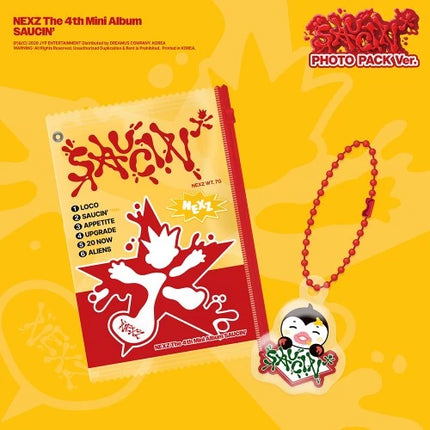 NEXZ - SAUCIN' - 4th Mini Album (PHOTO PACK Ver.)