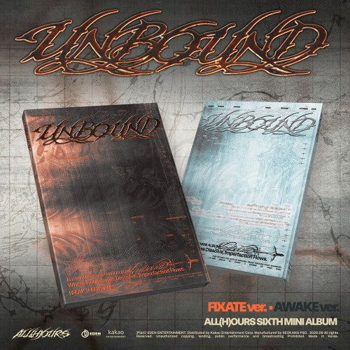 (SIGNED) ALL(H)OURS - UNBOUND - 6th Mini Album (Photobook Ver.)